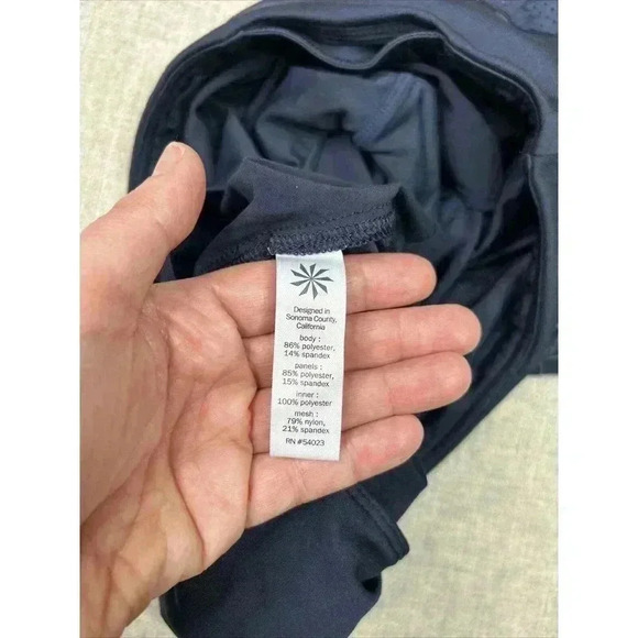 Athleta 3" Shorts Running Gym Pocket - Picture 6 of 10